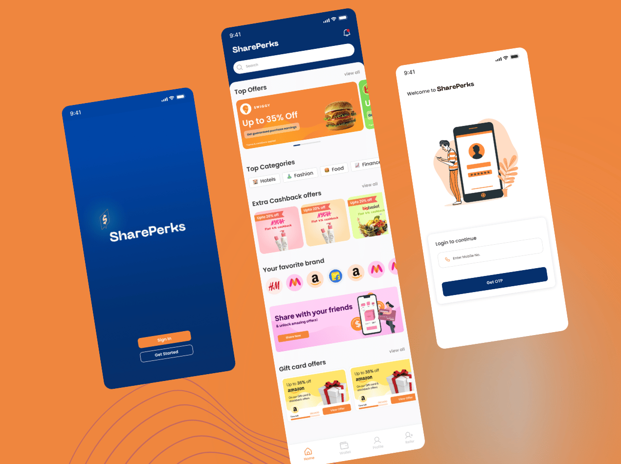 Share Perk Mobile App